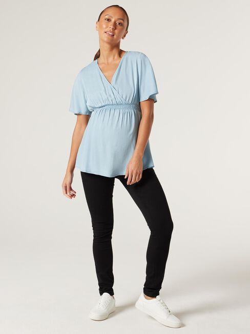 Bella Wrap Tencel Maternity Top