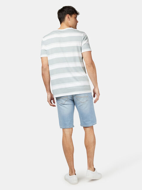 Patrick Short Sleeve Stripe Crew Tee, Stripe, hi-res