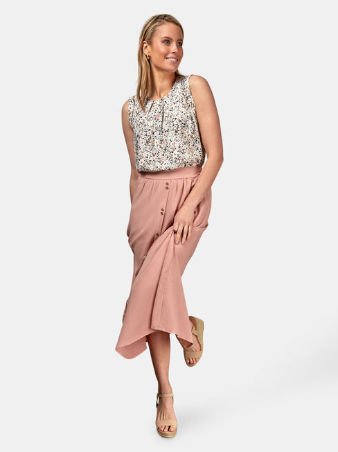 Gabriella Soft Skirt, Pink, hi-res