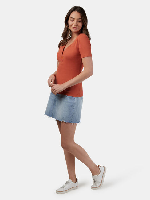Jessie Henley Tee, Orange, hi-res
