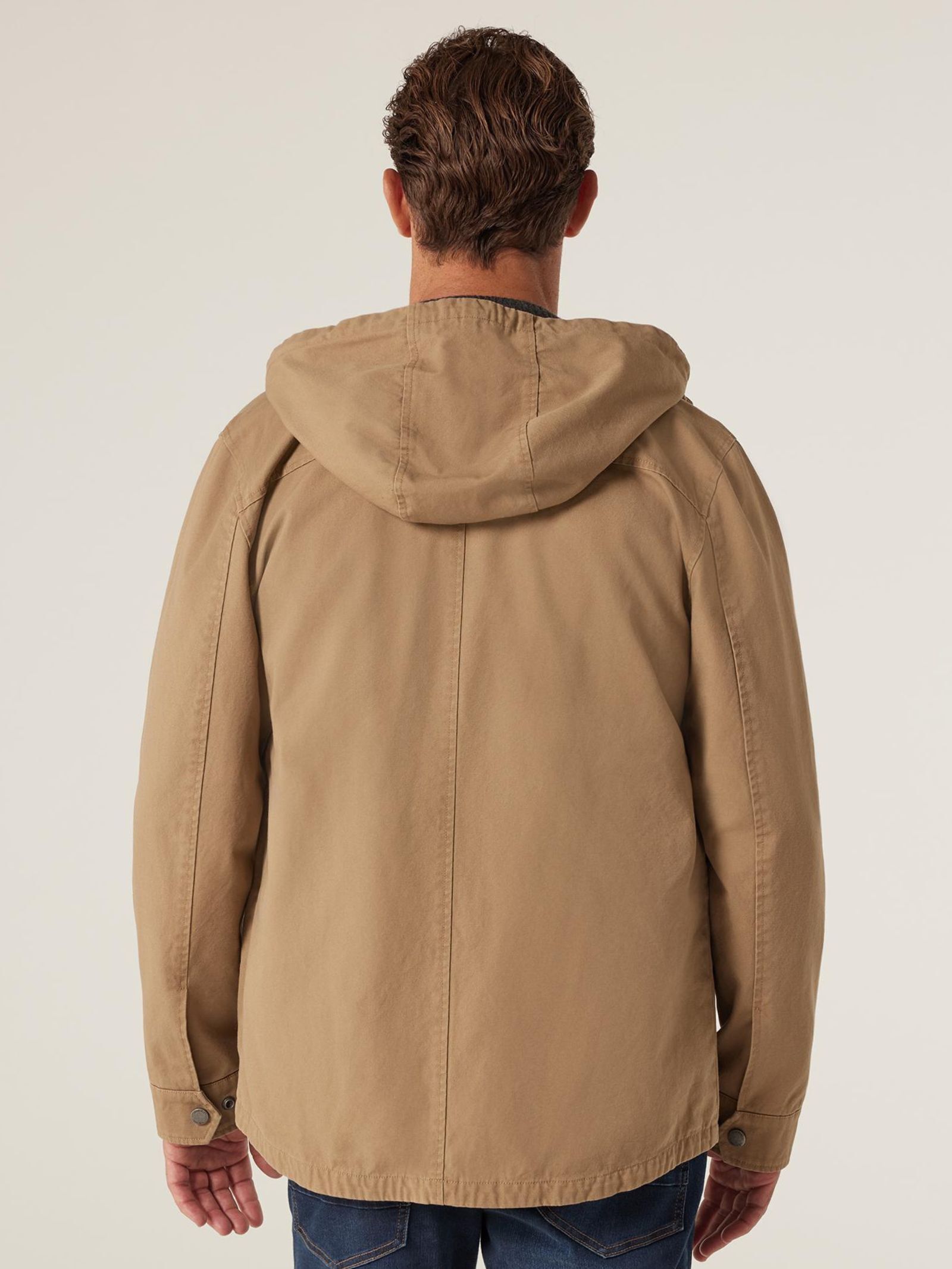 Style & co cotton hooded utility jacket deals