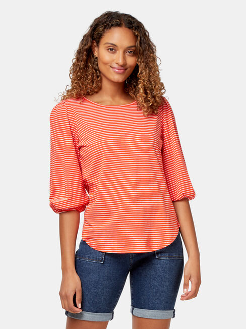 Dannie Stripe Top, Stripe, hi-res