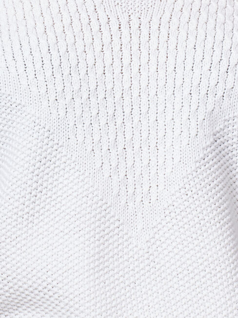 Agnes Chevron Pullover, White, hi-res