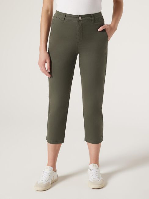 Sammy Straight Capri, Green, hi-res