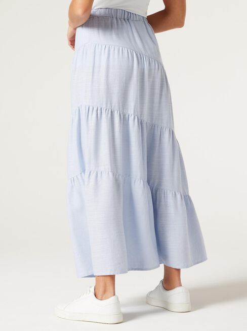 Sansa Asymetric Skirt, Dusty Blue, hi-res