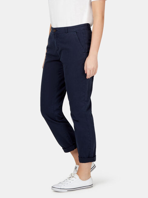 Avril Chino Pant, Blue, hi-res
