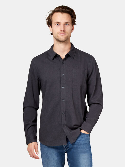 Oliver Long Sleeve Shirt, Grey, hi-res