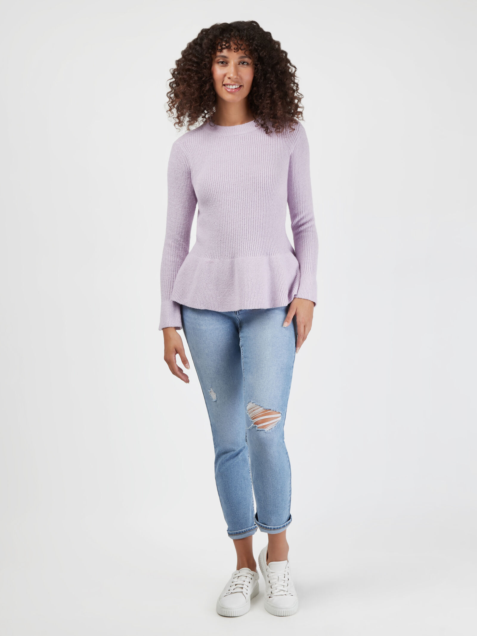 Addison Peplum Knit
