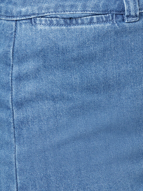 Cara Double Button Wide Leg Jean, Mid Indigo, hi-res