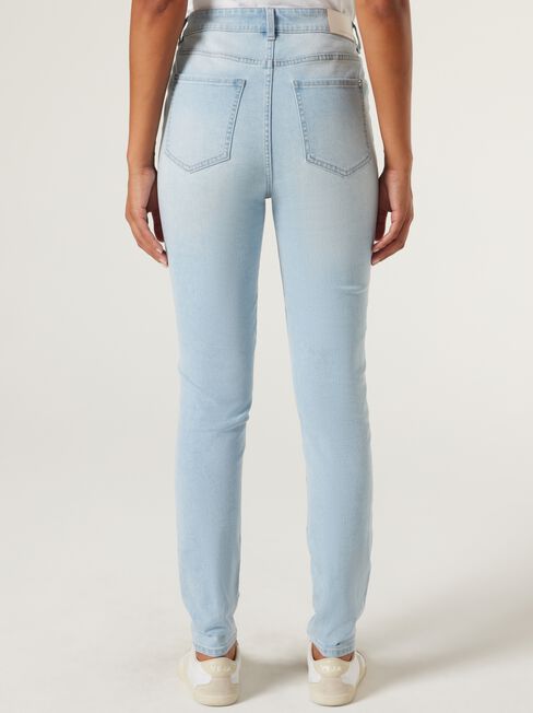 Lyla Mom Jeans, Light Indigo, hi-res