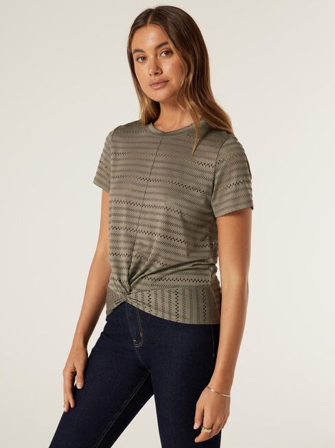 Andi Lacey Top, Khaki, hi-res