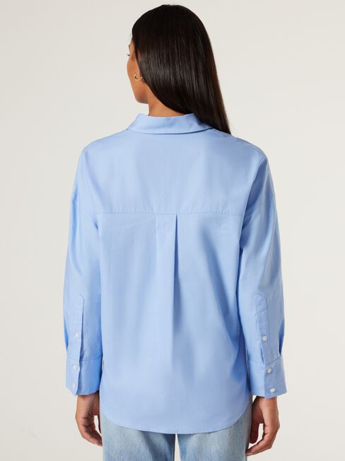 Oxford Essential Shirt, Blue, hi-res