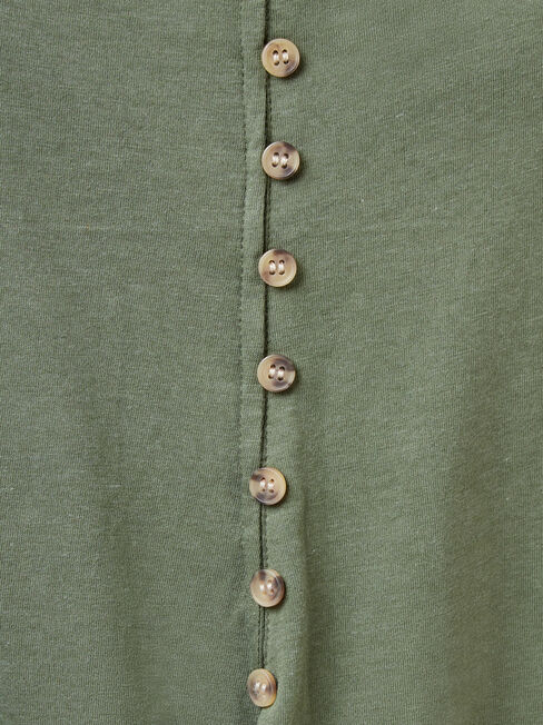 Rose Jersey Cami, Green, hi-res