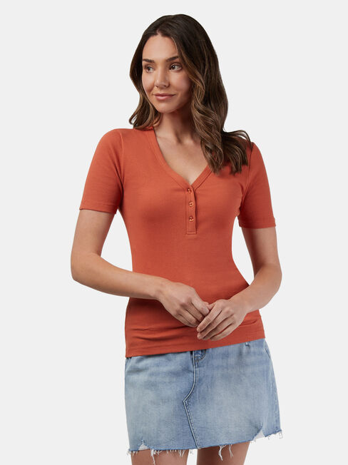 Jessie Henley Tee, Orange, hi-res