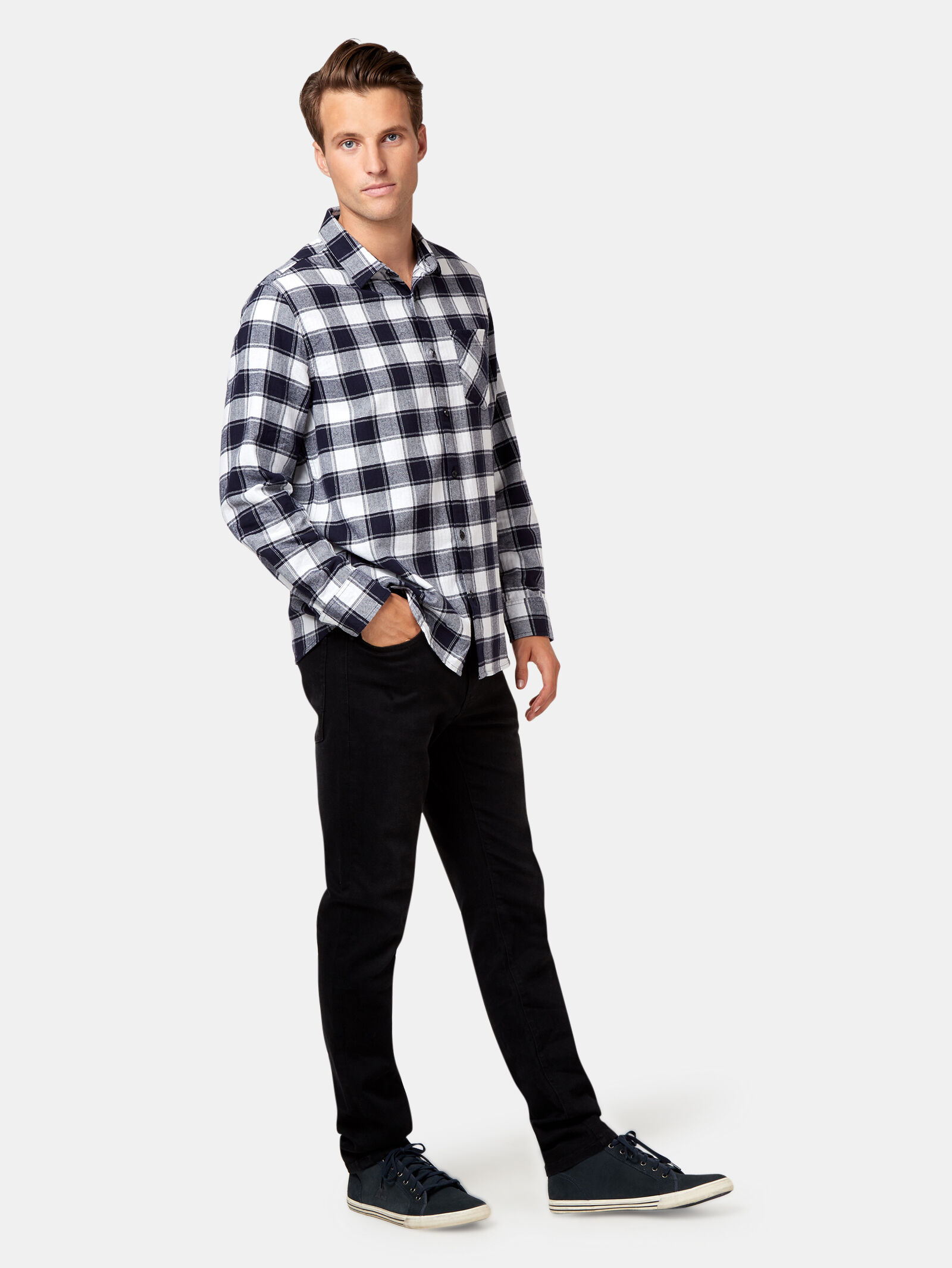Luke Short Sleeve Brushed Check Shirt Jeanswest