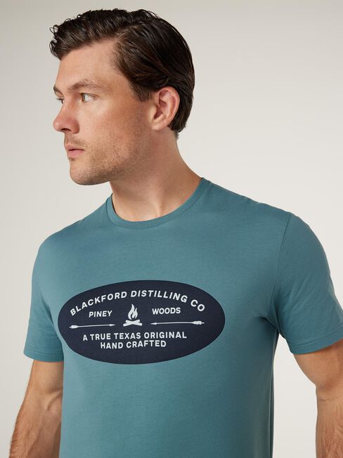 Blackford Crew Tee, Green, hi-res