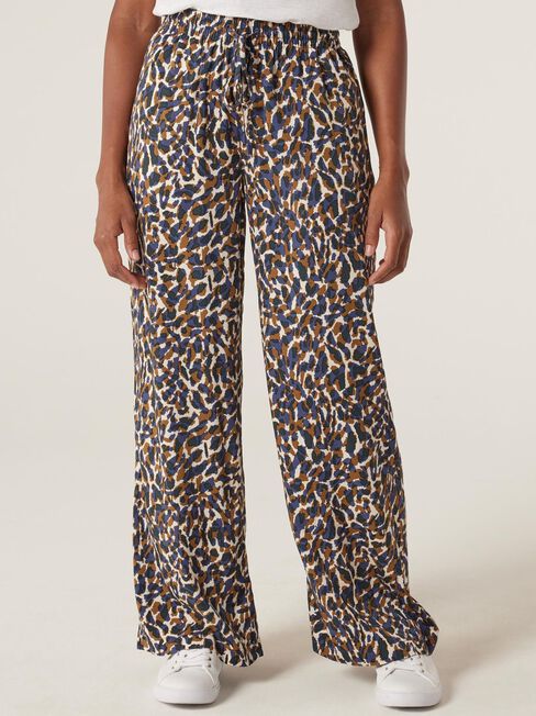 Viola Relaxed Pant, Blurred Animal, hi-res