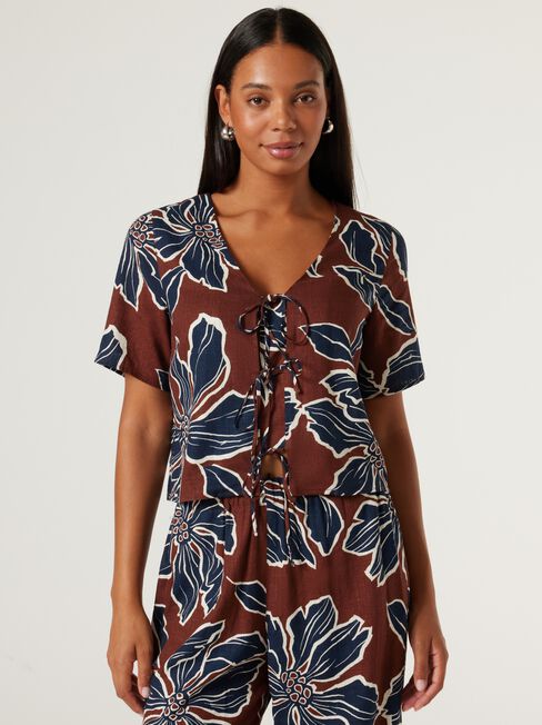 Florence Tie Front Top