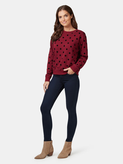 Maeve Sweater, Red, hi-res