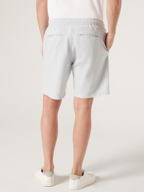Lewie Linen Short, Grey, hi-res