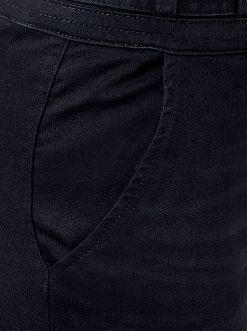 Goldie High Waisted Pipe Jean, Black, hi-res