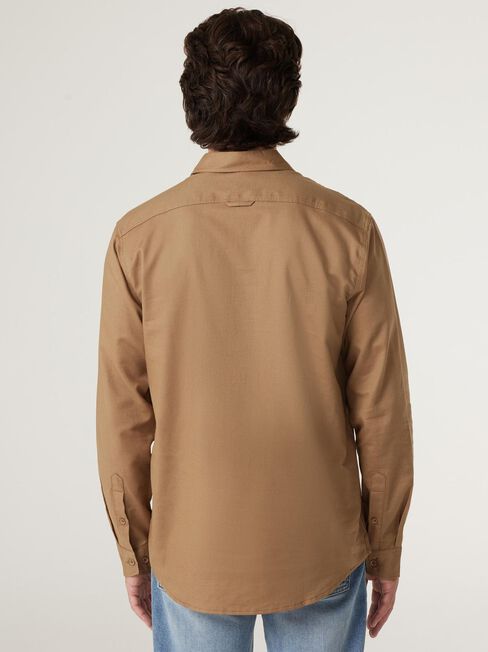 LS Colton Utility Shirt, Tobacco, hi-res