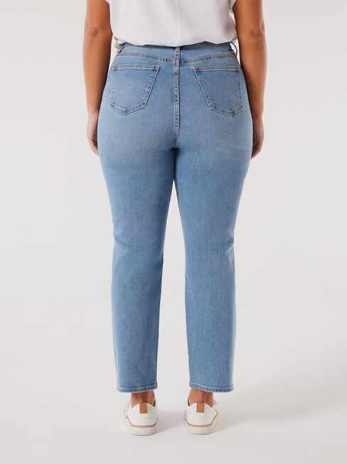 Naomi Curve Embracer Straight Jeans, Light Vintage, hi-res