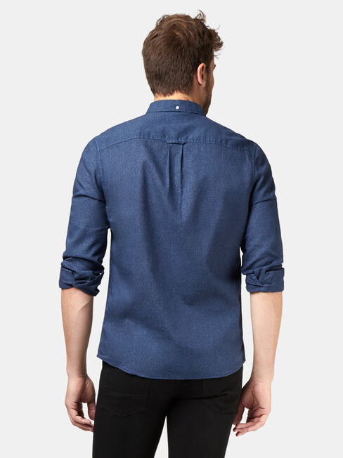 LS Rohan Print Shirt, Blue, hi-res