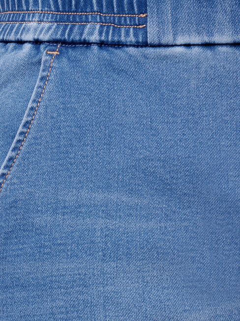 Nina Luxe Lounge Short, Blue, hi-res