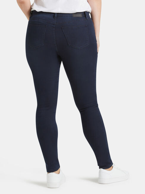 Curve Embracer Skinny Jeans Indigo Ink, Dark Indigo, hi-res