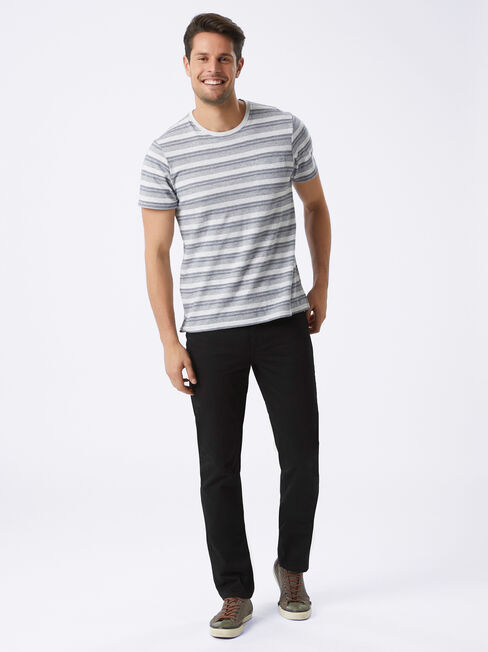 Slim Straight Jeans Black, Black, hi-res