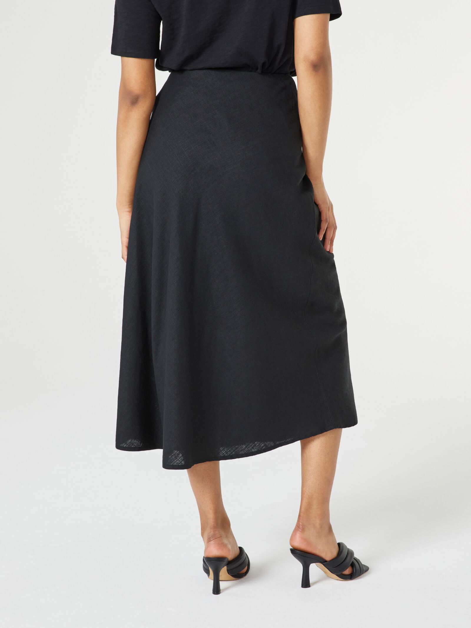 Black midi shop skirt nz
