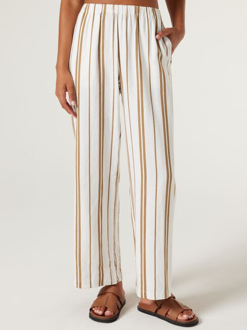 Trini Relaxed Pant, Caramel, hi-res