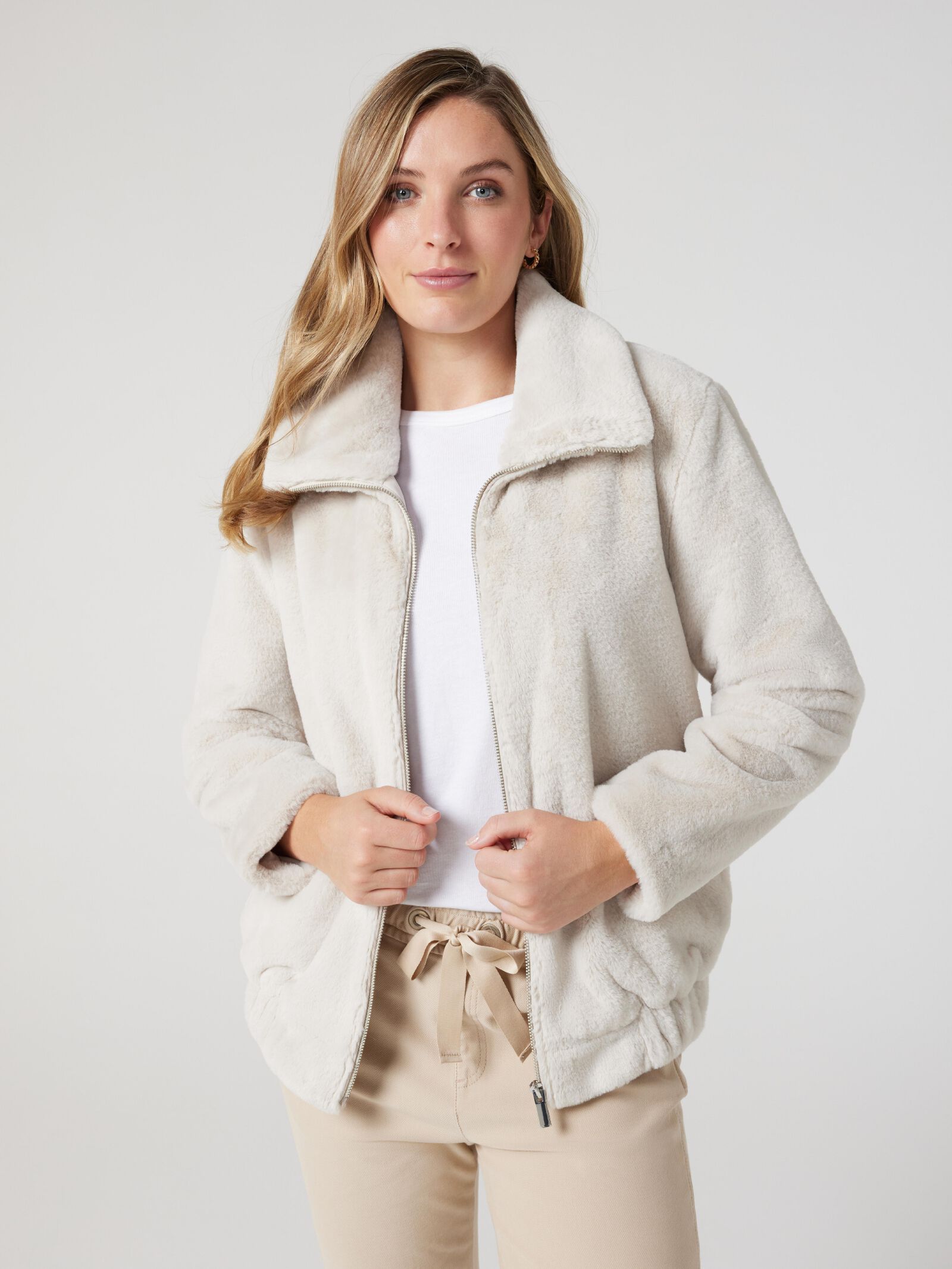 Dina Teddy Bomber Jacket