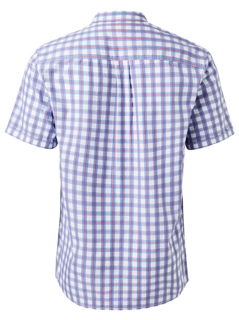 SS Roy Check Shirt, Blue, hi-res