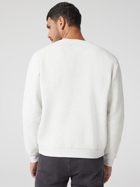 Oli Crew Neck Sweat, White, hi-res