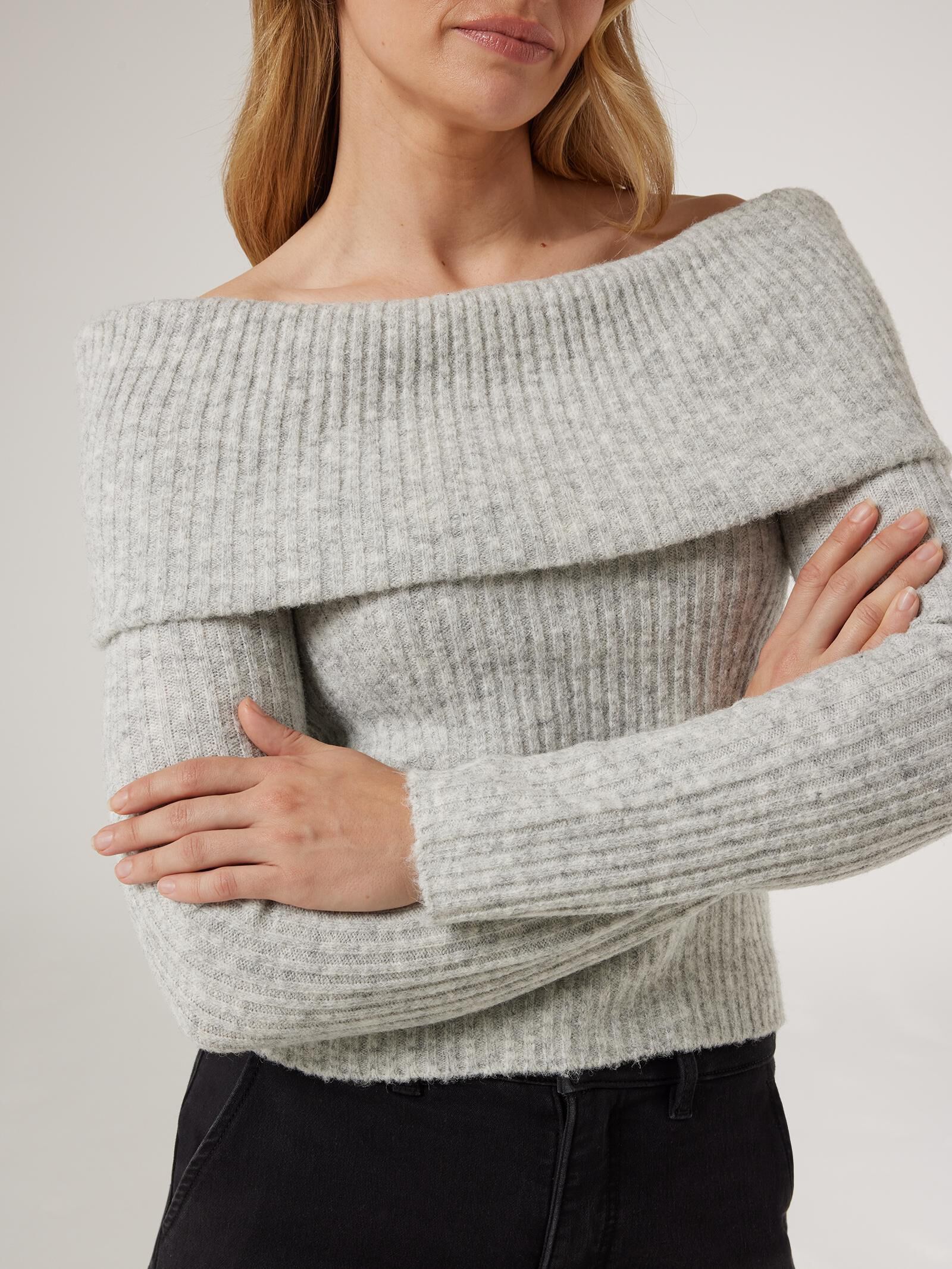 Knitwear off shoulder online