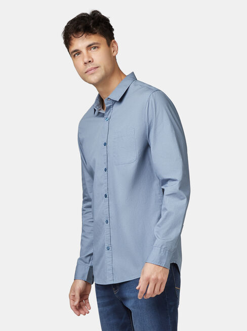 Aiden Long Sleeve Print Shirt | Jeanswest