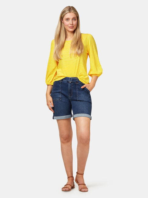Dannie Stripe Top, Stripe, hi-res