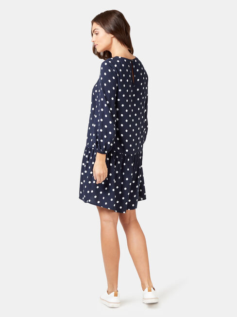 Emilia Tiered Dress, Print, hi-res