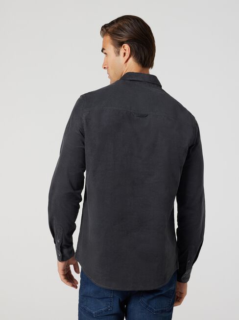 LS Jamie Corduroy Shirt, Grey, hi-res