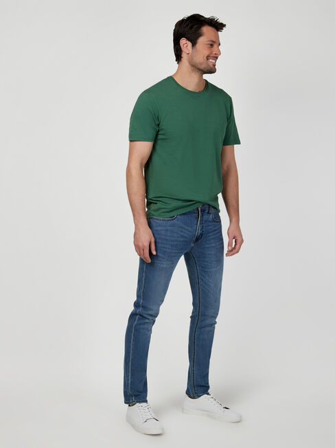 SS Pablo Slub Basic Tee, Field Green, hi-res