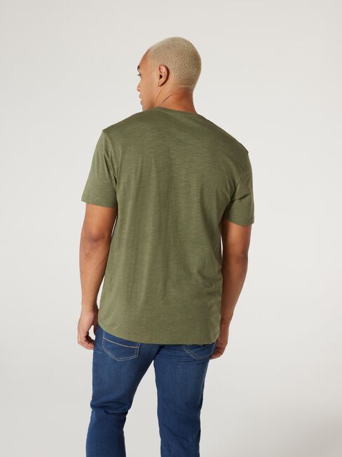 SS Pablo Slub Basic Tee, Olive, hi-res