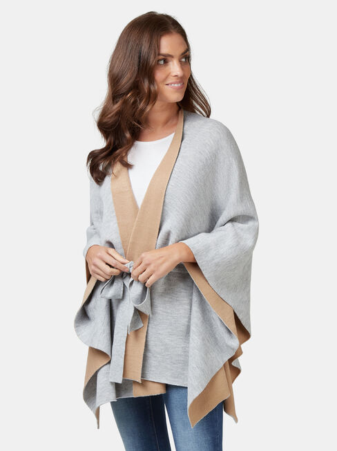 Charlie Winter Poncho, Grey, hi-res