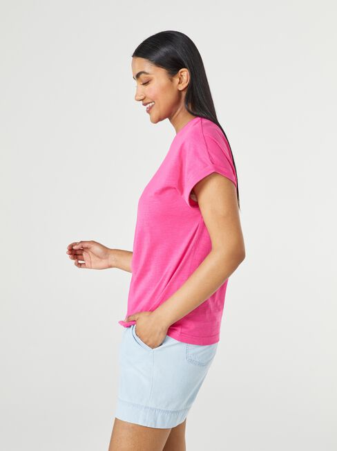 Drop Shoulder Tee, Coloured, hi-res