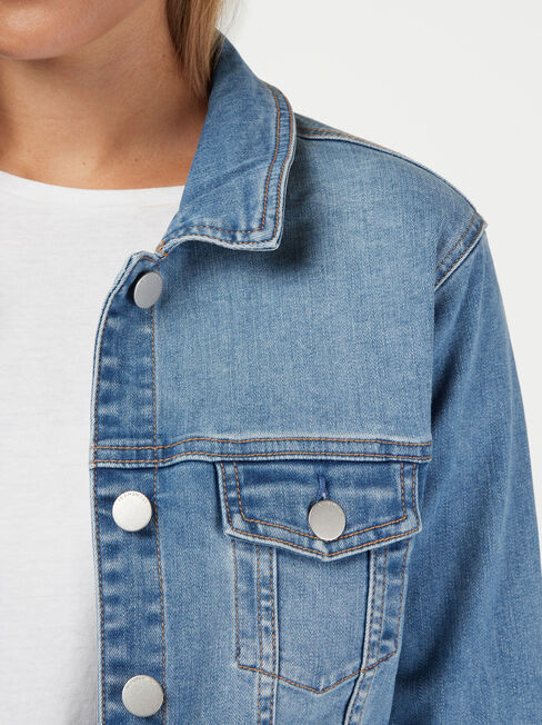 Classic Stretch Denim Jacket