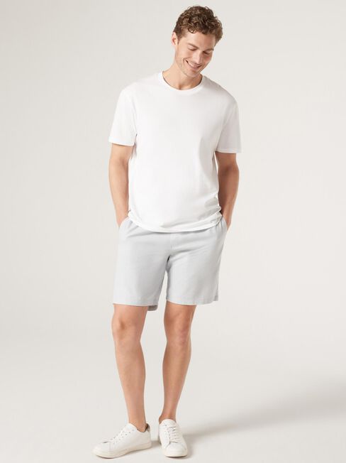 Lewie Linen Short, Grey, hi-res