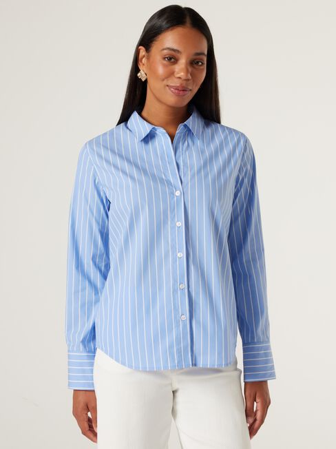 Essential Shirt, Blue, hi-res