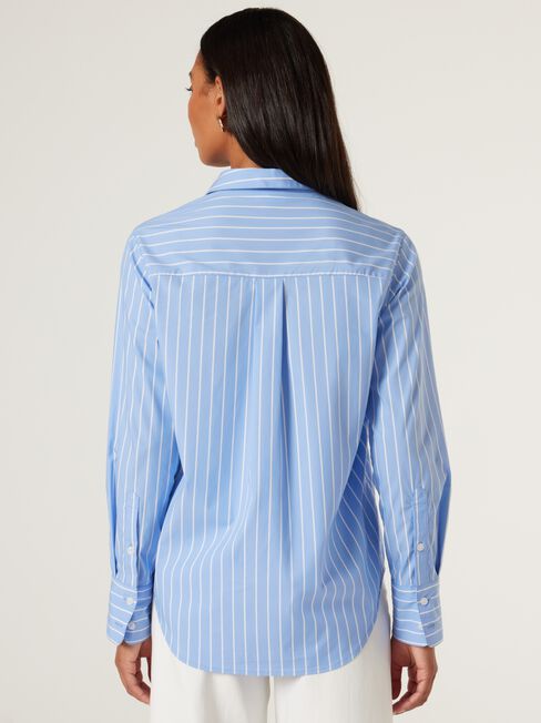 Essential Shirt, Blue, hi-res