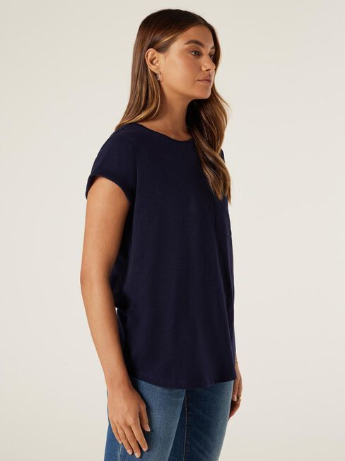 Essential Slub Pocket Tee | Jeanswest